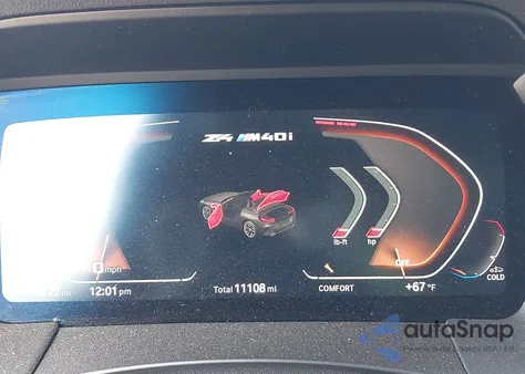 2022 BMW Z4 M40I from USA, damaged, VIN WBAHF9C08NWX88691